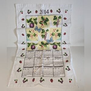 2014 calendar towel